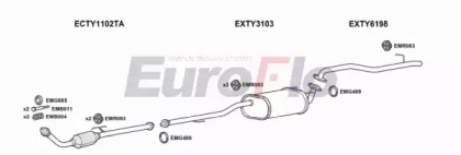 Глушитель EuroFlo 0 4941 TYHIL25D 8018